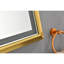 Miroir de salle de bain 72 "x 48" avec bordure en aluminium, fixation murale, fonctionnalité brouillard, 3 options de couleurs, éclairage à intensité variable, miroir 48 pouces de style or brossé, cadre, brouillard, couleurs, réglable en continu