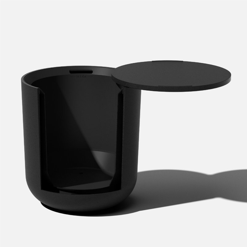 Table d'appoint ronde 18,5 po Kona, Noir