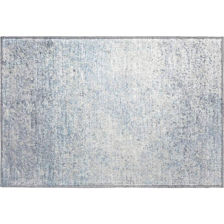 Premium Machine Washable Mayfield AMF36 Blue Rug