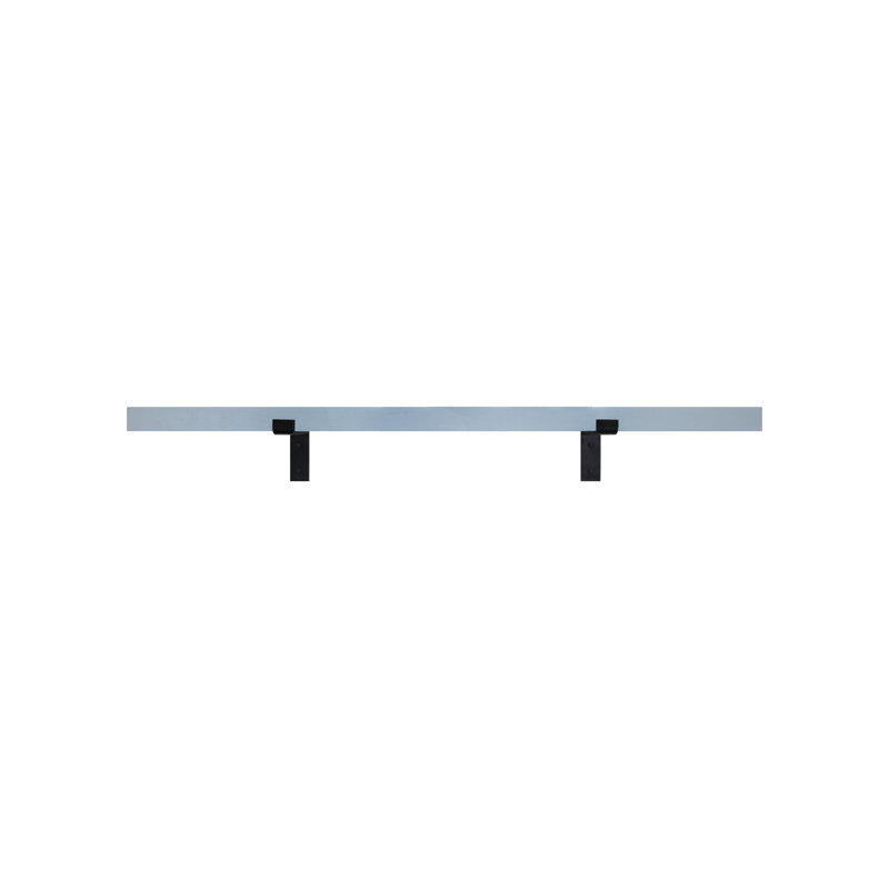 Rayne 2x3 Picture Ledge, 57x3x2, Gray