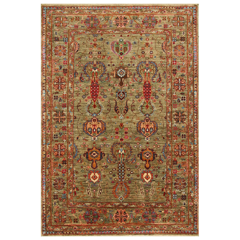 Aryana Hand Woven Wool Oriental Area Rug