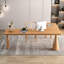 Bureau en bois massif en forme de L Modern Minimalist-416356403