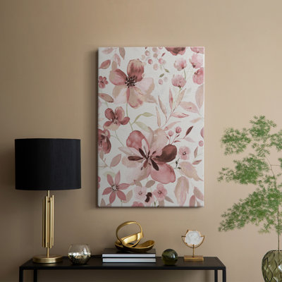 Shimmering Blush II -Gallery Wrapped Cavas