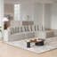 Ensemble de canapé modulaire en chenille Boneless de 131,1 pouces, canapé incurvé moderne en forme de nuage, comprend 10 coussins, canapé d'angle en tissu de salon, canapé modulaire en L (méridienne gauche)-204091782-204091776