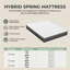 Grand matelas hybride 14 po - Mousse viscoélastique gélifiée rafraîchissante pour soulager la pression et isoler les mouvements -1000343767