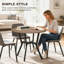Lamberto Round Metal Base Dining Table-466641099