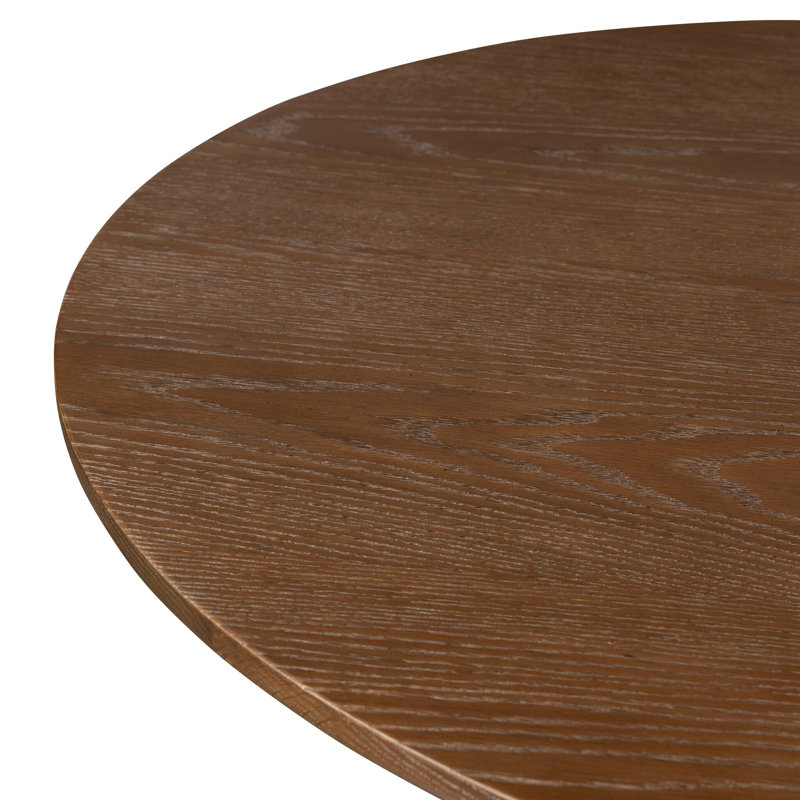 Eastman Round Oak Pedestal Dining Table
