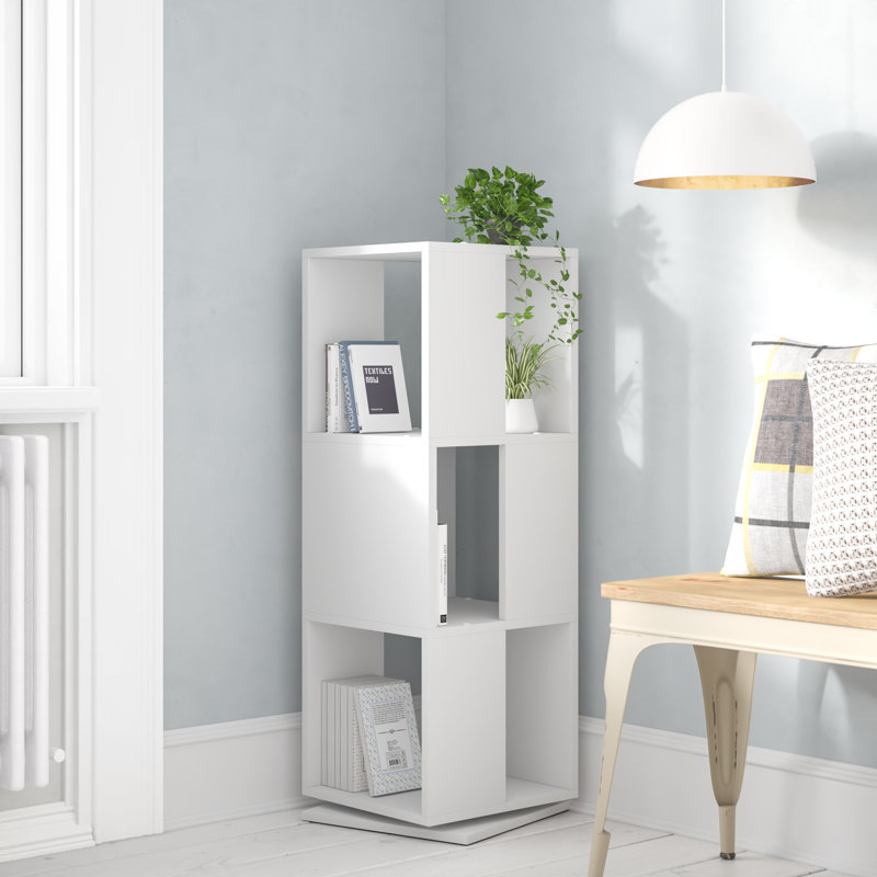 107cm H x 33.7cm W Standard Bookcase, White