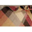 Tapis unique en laine noué à la main beige / brun / rouge nouvel âge Kashkoli 6 pi 7 po x 9 pi 8 po