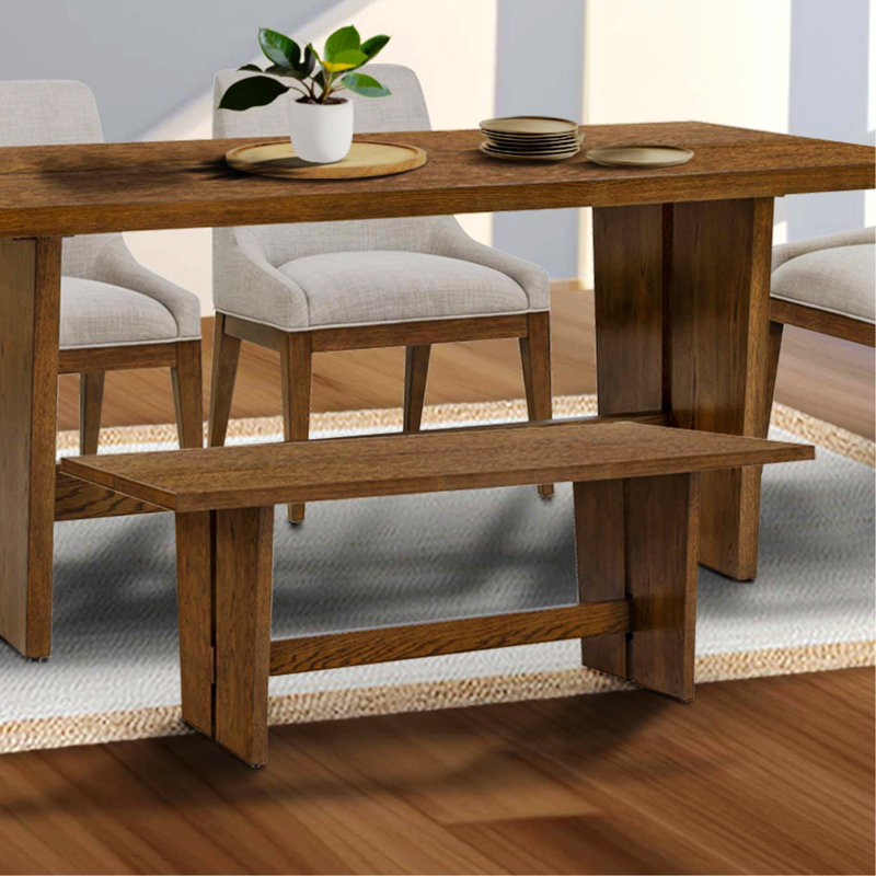 Banc de salle à manger en bois