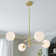 Lithopolis 4 - Light Glass Bubble Chandelier Ceiling Light