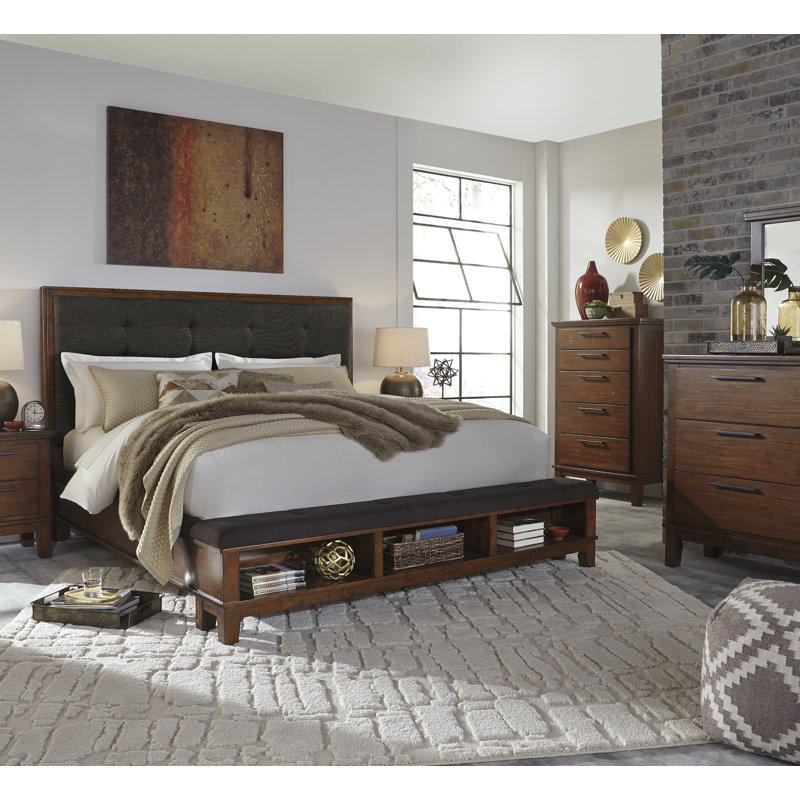 Ralene Upholstered Storage Panel Customizable Bedroom Set