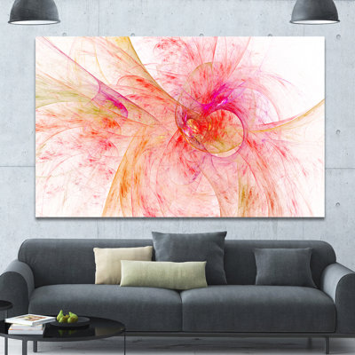 " Pink Fractal Abstract Illustration "