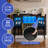 Brevan 53" Modern Bar Cabinet and Wine Bar Cabinet with Power Outlets & LED Lights-437609327