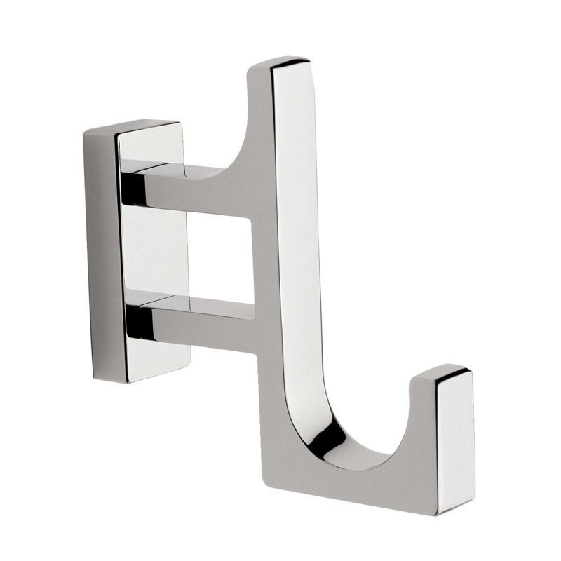 Frame Single Robe Hook, Polished Chrome
