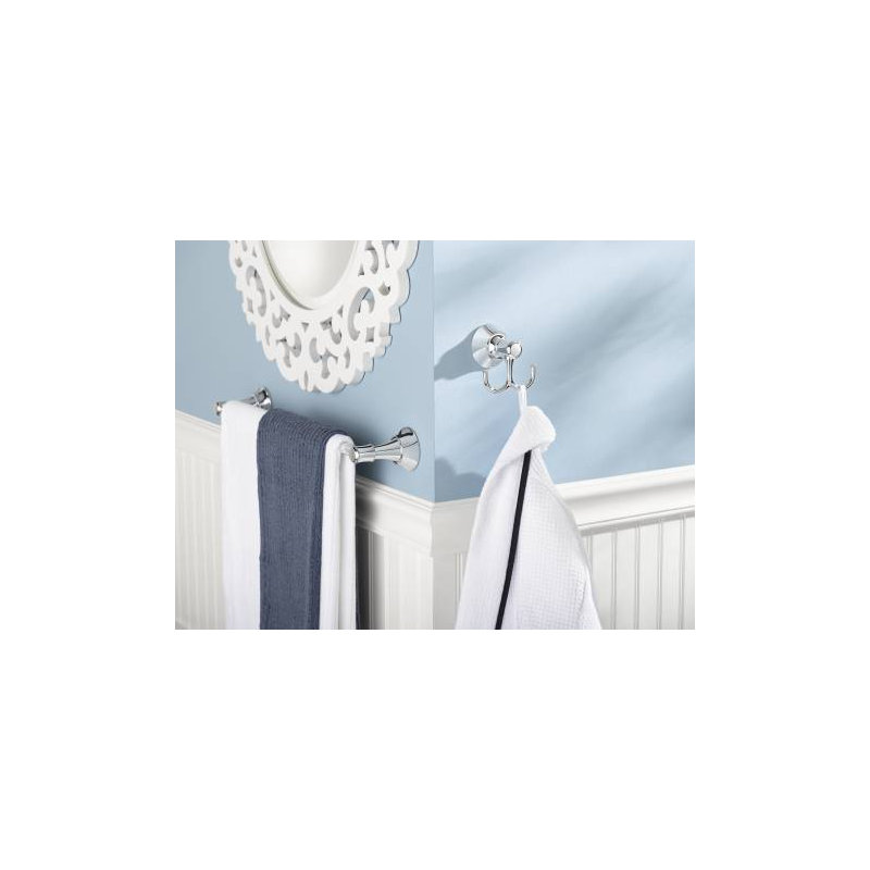 Porte-serviettes Mural Ashville 18", Chrome