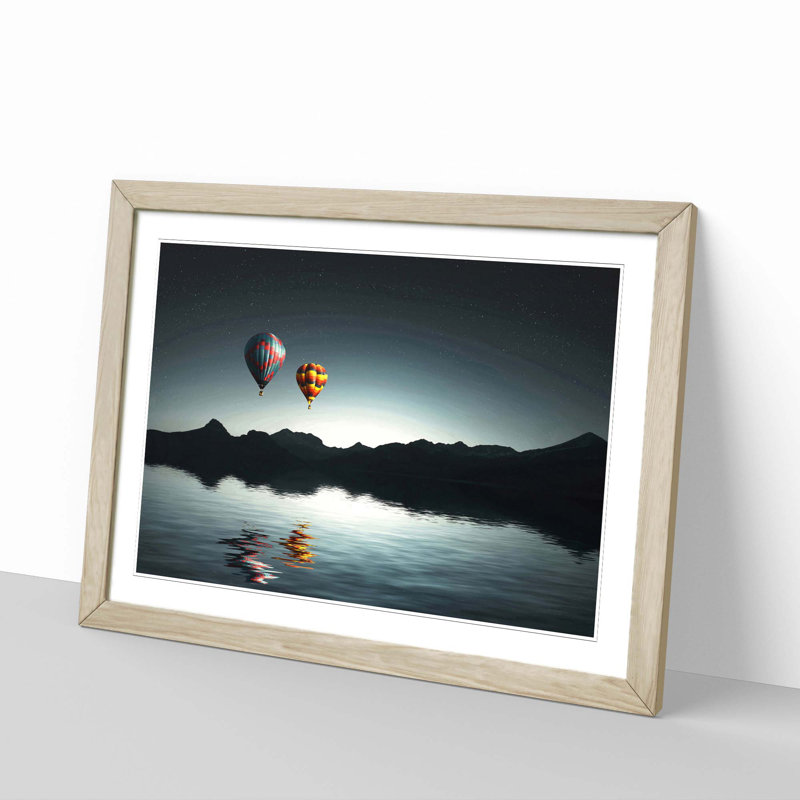 Single Picture Frame Print, Oak