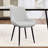 Faux Leather Upholstered Metal Dining Chair-957567176-957567177