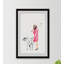 Dog Walking - Single Picture Frame Painting-760792292