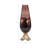 Abstract Glass Vase with Gold Accents-1301676211