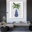 Reproduction d'art sur toile tendue Trinx Fab Funky Gallery: Vase chinoiserie 7, avec plante-2000737537