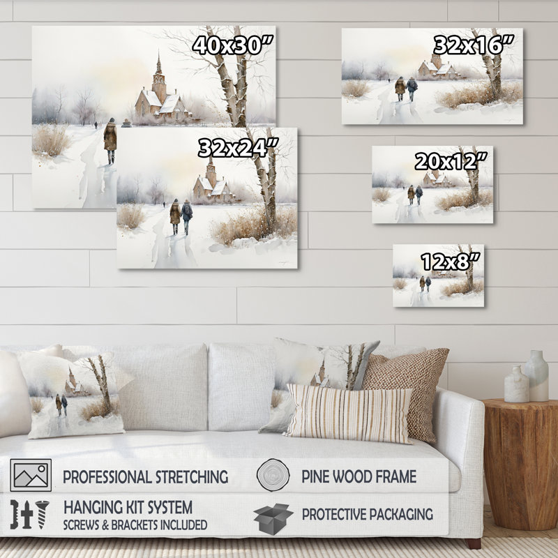 Couple amoureux, art mural sur toile, H 12 po x l 20 po x P 1 po, Toile tendue