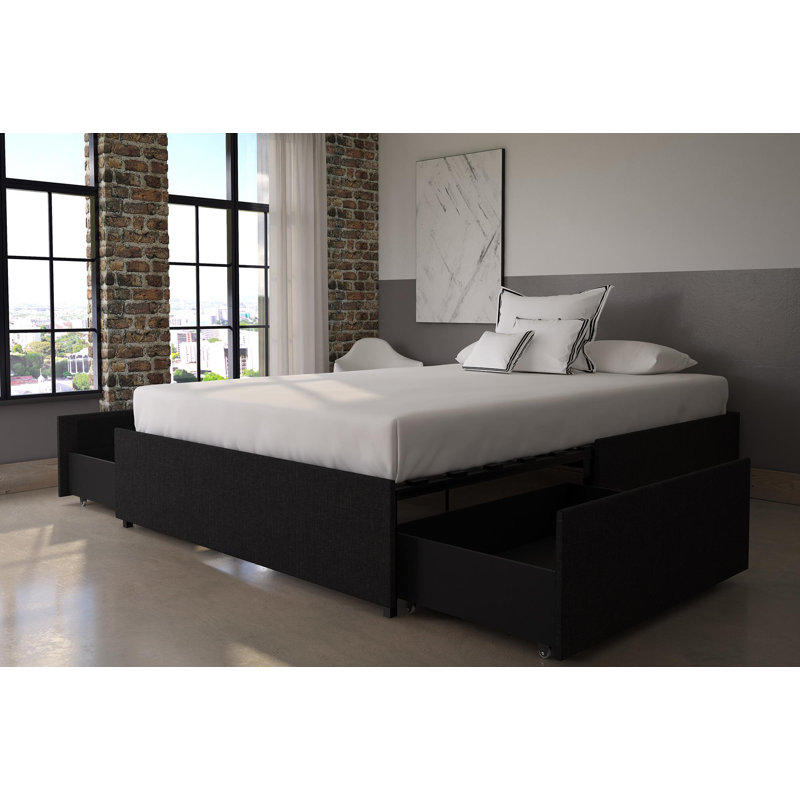 Ekstrom Upholstered Storage Bed, Queen
