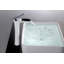 Robinet de lavabo vasque moderne à un trou avec poignée simple