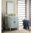 26 Inch Daleville Distressed Light Blue Cottage Style Small Bathroom Sink Vanity-548637906
