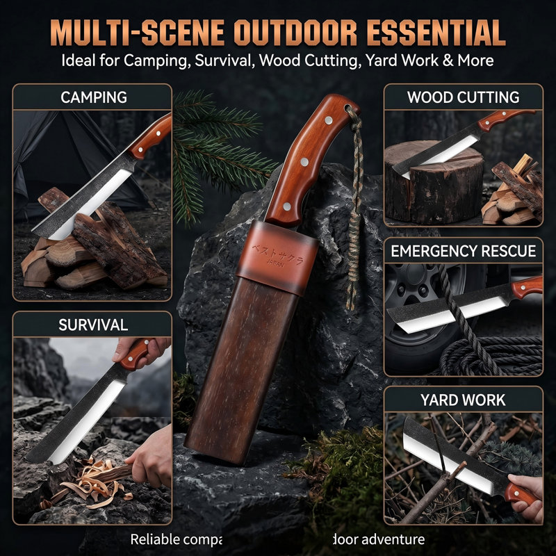 Fendoir 7,5 po robuste Bushcraft
