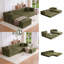 118.11 " Corduroy L-Shaped Sofa Bed