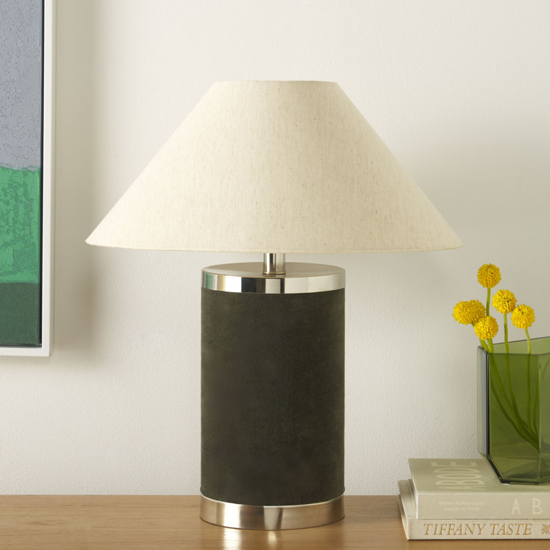 Malley 19.5" Velvet Table Lamp