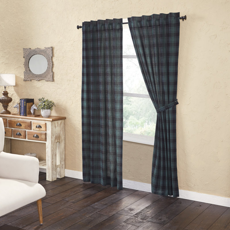 Dajaun 100% Cotton Room Darkening Curtain Panel Pair, 40" W x 84" L