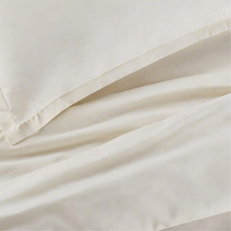 Solid Duvet cover milk white King, King Duvet Cover, Cream