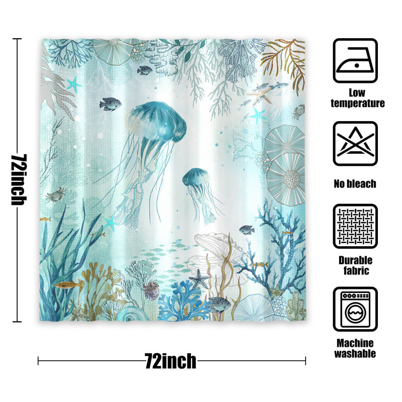 Millwood Pines Poar Shower Curtain & Reviews - Wayfair Canada