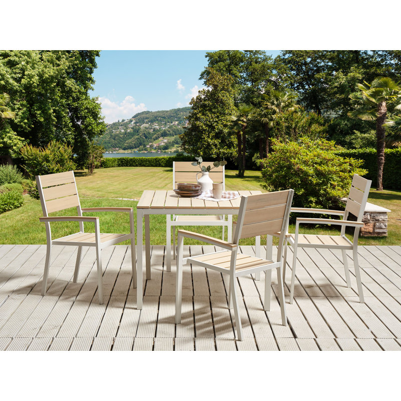 Jacquelyn Stackable Outdoor Patio Dining Armchair