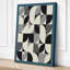 Turning Squares Geometric - Wrapped Canvas-1920363136-1920363138