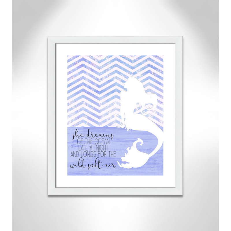 Adhésif décoratif She Dreams, H 24,5 po x l 20,5 po x P 0,6 po, Encadré plat blanc