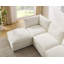  Canapé modulaire rembourré avec repose-pieds 6 pièces Cann-112025992
