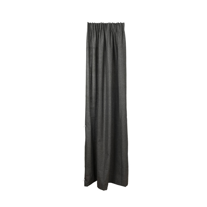 Scarf with eyelet Chalet opaque, Anthracite