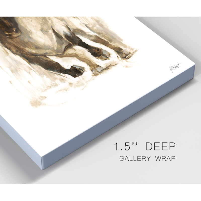 « Rustic Bull II », reproduction d’art sur toile tendue, H 27 po x l 18 po x P 1,5 po