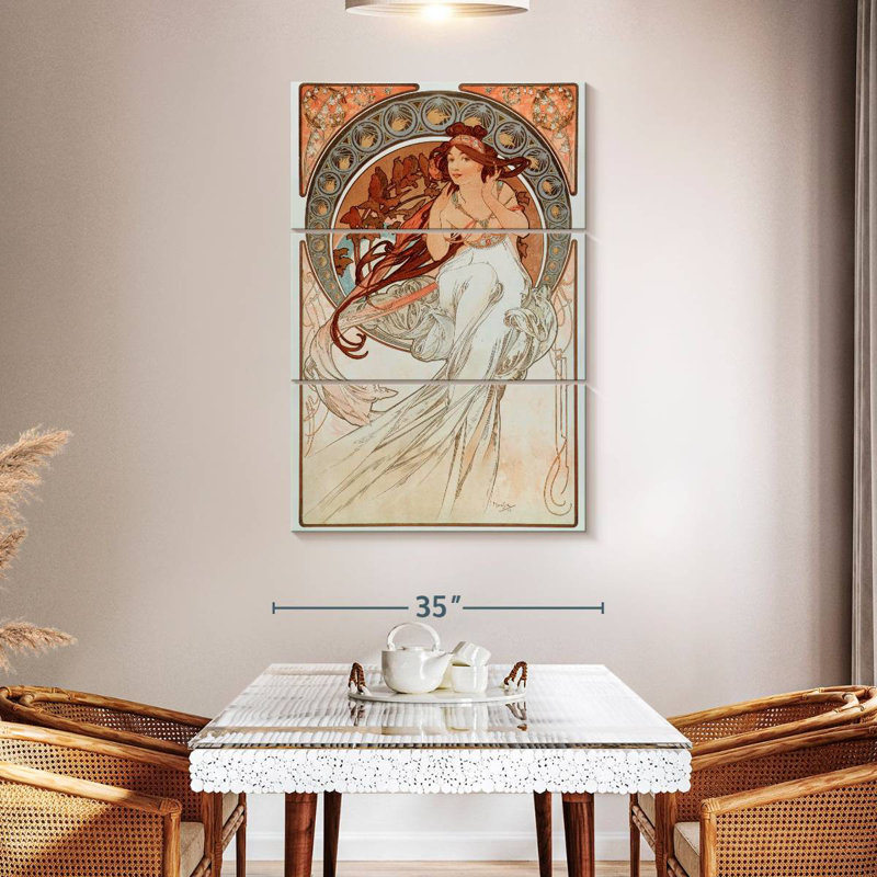 Leisha Music 1898, 50" H x 32" W