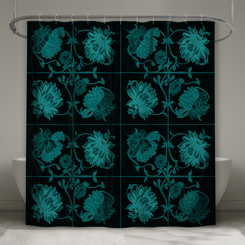 Rideaux de douche Teal, L 70 po x H 93 po