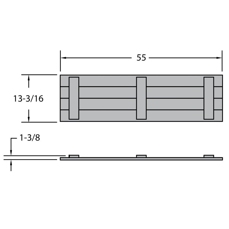 Volet Stonecroft, 55"