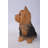 Sitting Yorkshire Terrier Dog Statue