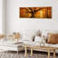 «Golden Autumn Forest Giant Tree Nature Landscape», grand art mural sur toile encadrée-132606430-132606427