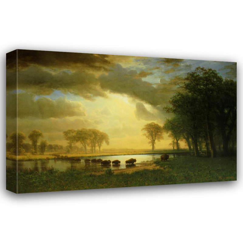Le sentier Buffalo, c.1867 MCG-PF1077, H 26 po x l 40 po