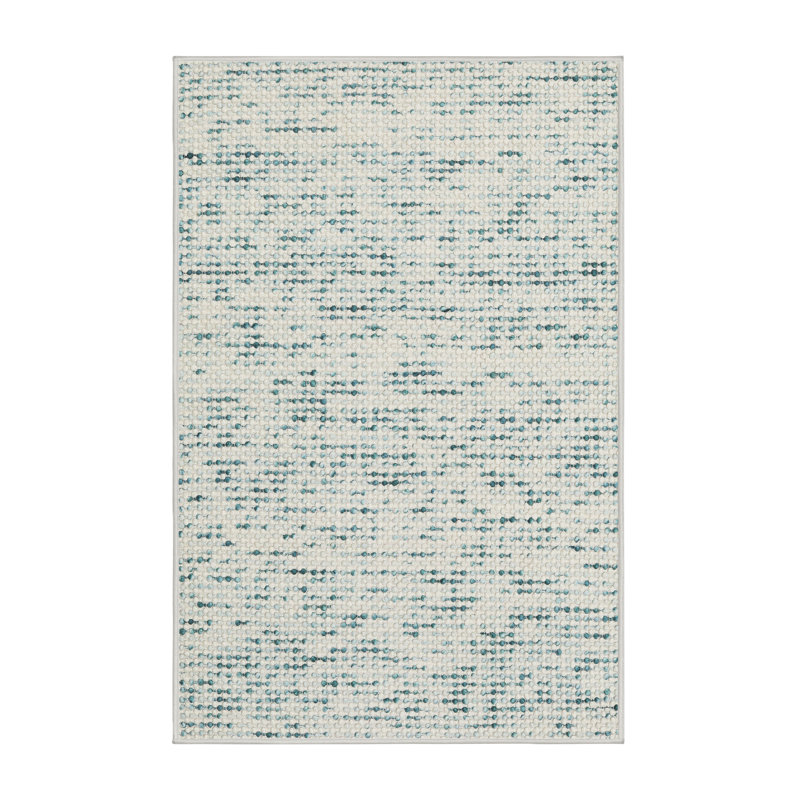 Tapis contemporain gris, Rectangle 4 pi x 6 pi