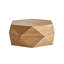 Naturel - Table basse à couvercle rabattable de 36,29 po de couleur, rangement caché, sans assemblage, idéal pour la présentation Ambiance de salon rétro en placage de bois massif naturel