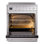 Cuisinière à induction 30 po ILVE Professional Plus II, 4 éléments à induction (porte vitrée)